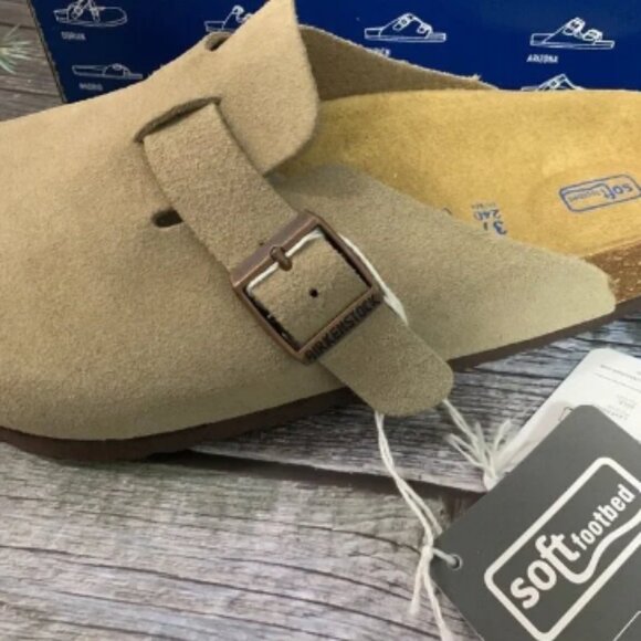 Birkenstock Boston Suede Leather - Taupe Women - Picture 3 of 5
